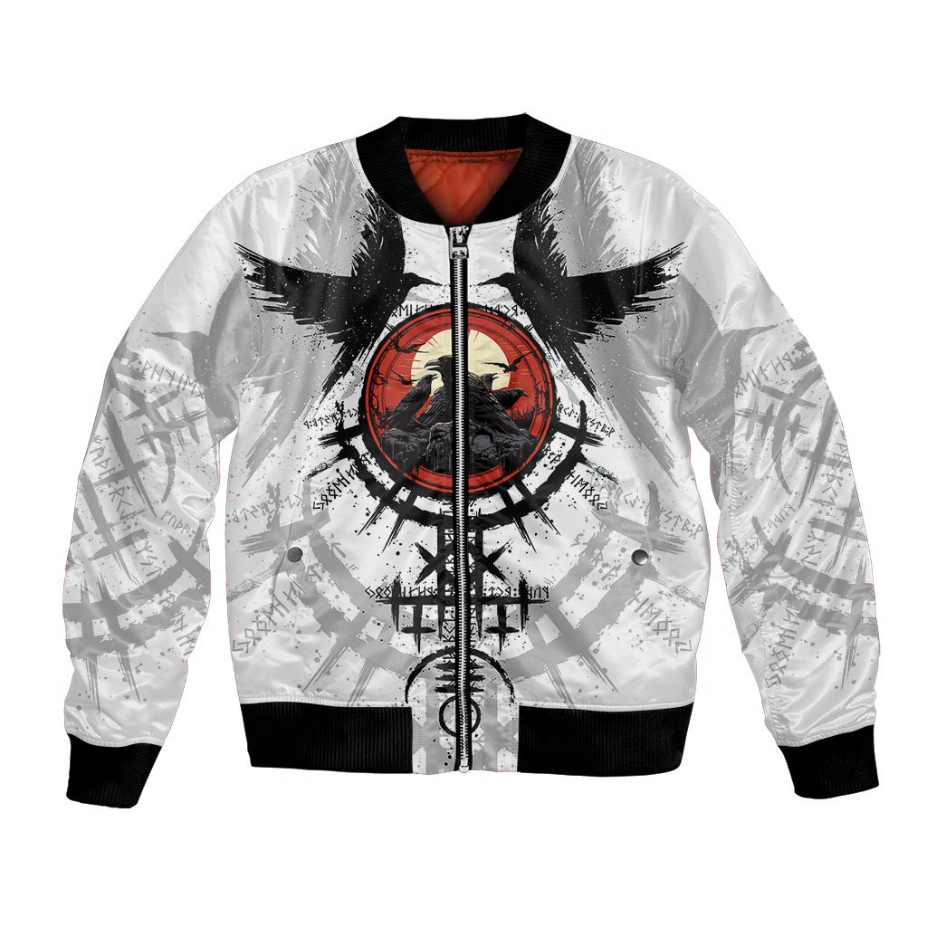 Viking Ravens Bomber Jacket Can't Hide Our Warrior Pride - Wonder Print Shop
