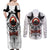 Viking Ravens Couples Matching Off Shoulder Maxi Dress and Long Sleeve Button Shirts Can't Hide Our Warrior Pride - Wonder Print Shop