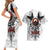 Viking Ravens Couples Matching Short Sleeve Bodycon Dress and Hawaiian Shirt Can't Hide Our Warrior Pride - Wonder Print Shop