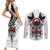 Viking Ravens Couples Matching Short Sleeve Bodycon Dress and Long Sleeve Button Shirts Can't Hide Our Warrior Pride - Wonder Print Shop