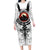 Viking Ravens Family Matching Long Sleeve Bodycon Dress and Hawaiian Shirt Can't Hide Our Warrior Pride - Wonder Print Shop