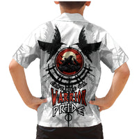 Viking Ravens Family Matching Mermaid Dress and Hawaiian Shirt Can't Hide Our Warrior Pride - Wonder Print Shop