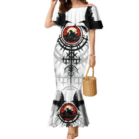 Viking Ravens Family Matching Mermaid Dress and Hawaiian Shirt Can't Hide Our Warrior Pride - Wonder Print Shop