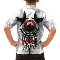 Viking Ravens Family Matching Off Shoulder Maxi Dress and Hawaiian Shirt Can't Hide Our Warrior Pride - Wonder Print Shop