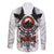 Viking Ravens Family Matching Off Shoulder Maxi Dress and Hawaiian Shirt Can't Hide Our Warrior Pride - Wonder Print Shop