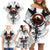Viking Ravens Family Matching Off Shoulder Short Dress and Hawaiian Shirt Can't Hide Our Warrior Pride - Wonder Print Shop