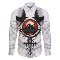 Viking Ravens Family Matching Off Shoulder Short Dress and Hawaiian Shirt Can't Hide Our Warrior Pride - Wonder Print Shop