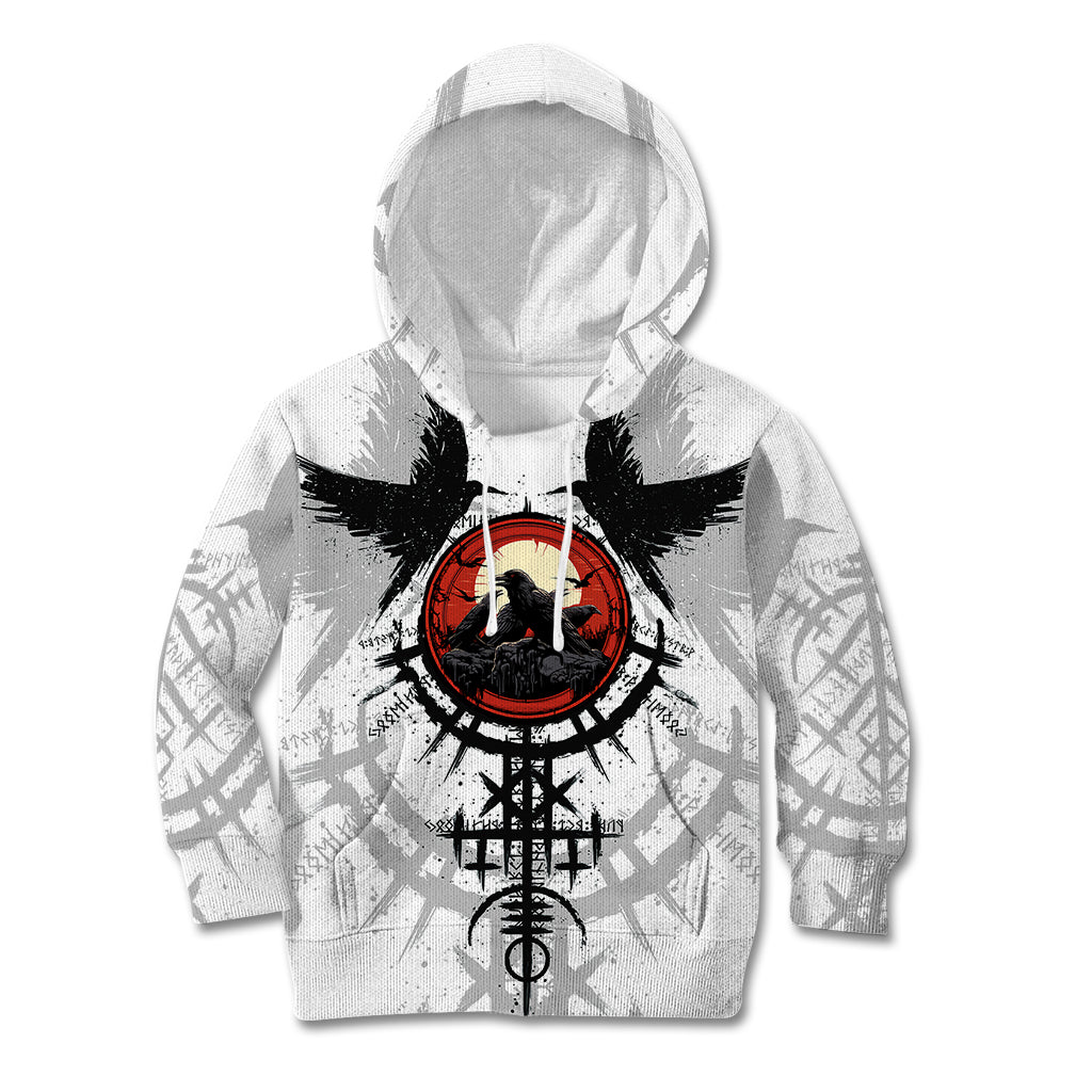 Viking Ravens Kid Hoodie Can't Hide Our Warrior Pride - Wonder Print Shop