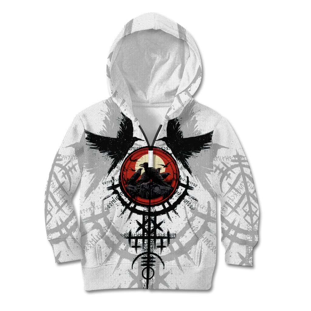 Viking Ravens Kid Hoodie Can't Hide Our Warrior Pride - Wonder Print Shop