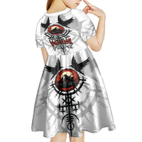 Viking Ravens Kid Short Sleeve Dress Can't Hide Our Warrior Pride - Wonder Print Shop