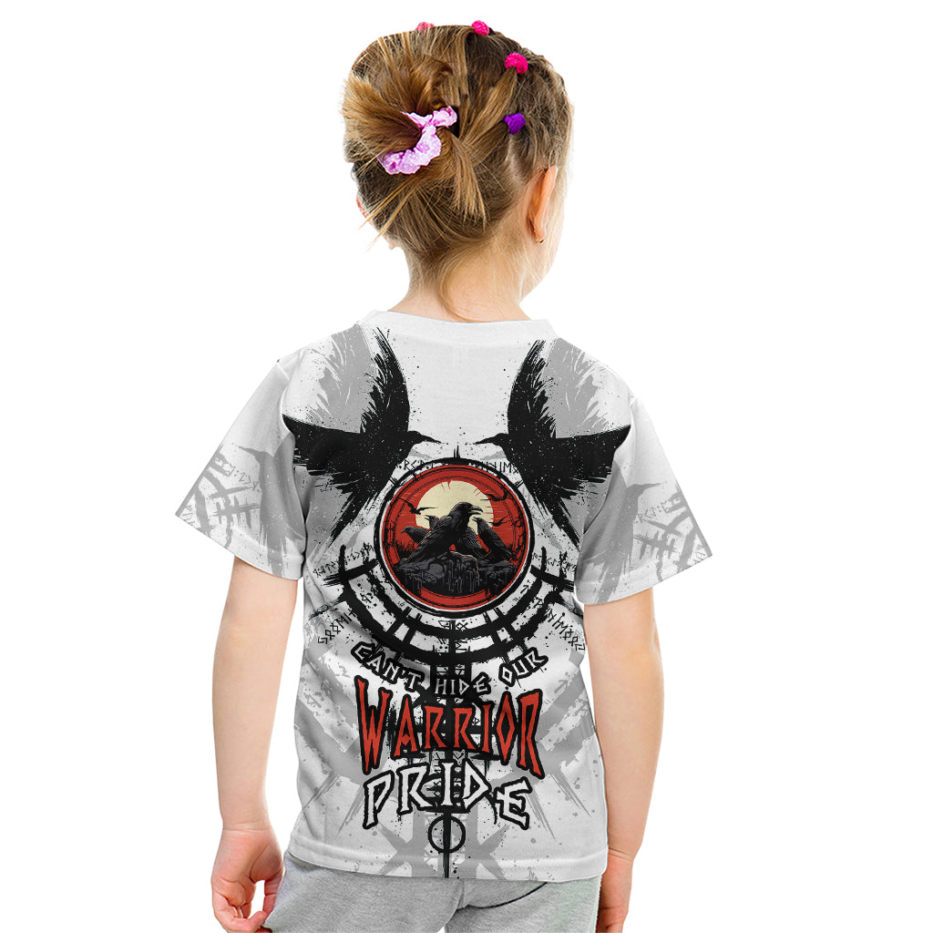Viking Ravens Kid T Shirt Can't Hide Our Warrior Pride - Wonder Print Shop
