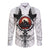 Viking Ravens Long Sleeve Button Shirt Can't Hide Our Warrior Pride - Wonder Print Shop