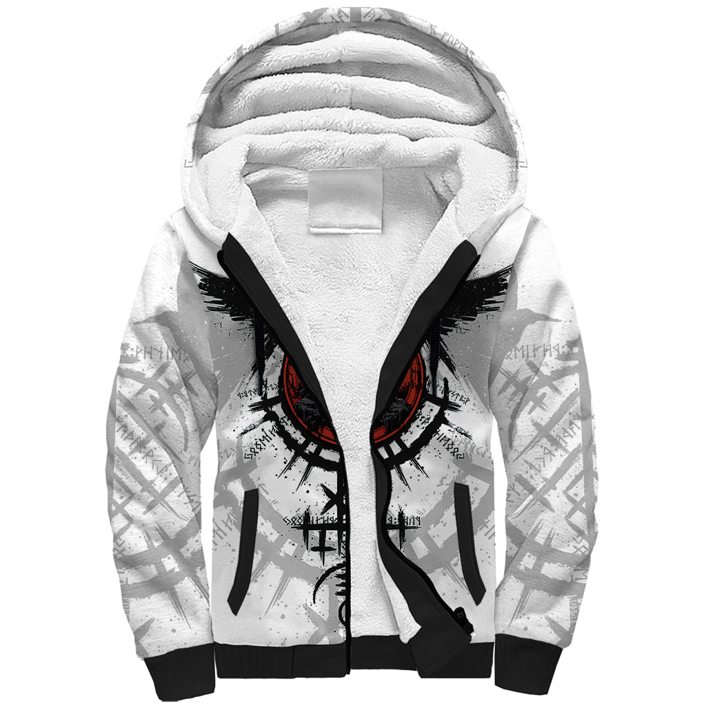 Viking Ravens Sherpa Hoodie Can't Hide Our Warrior Pride - Wonder Print Shop
