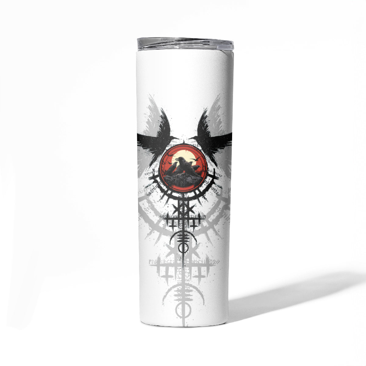 Viking Ravens Skinny Tumbler Can't Hide Our Warrior Pride - Wonder Print Shop