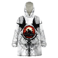 Viking Ravens Wearable Blanket Hoodie Can't Hide Our Warrior Pride - Wonder Print Shop