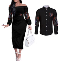 if-this-flag-offends-you-ill-help-you-pack-skull-couples-matching-off-the-shoulder-long-sleeve-dress-and-long-sleeve-button-shirt