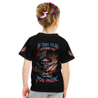 If This Flag Offends You I'll Help You Pack Skull Kid T Shirt - Wonder Print Shop