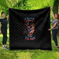If This Flag Offends You I'll Help You Pack Skull Quilt - Wonder Print Shop