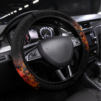 If This Flag Offends You I'll Help You Pack Skull Steering Wheel Cover - Wonder Print Shop