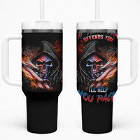 If This Flag Offends You I'll Help You Pack Skull Tumbler With Handle - Wonder Print Shop