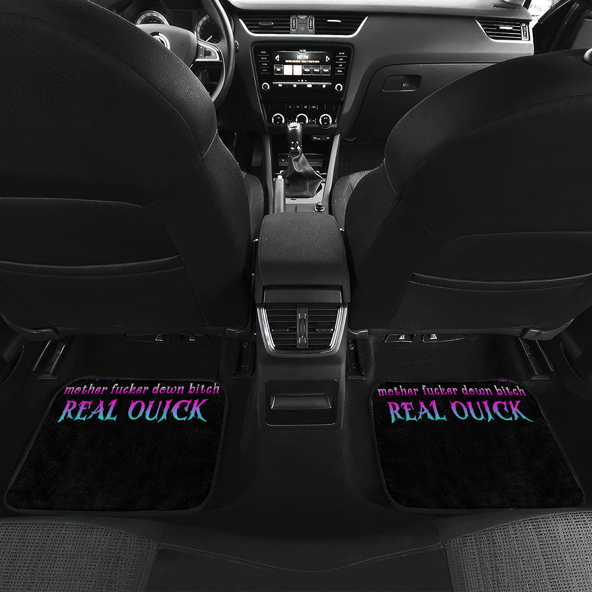 I Can Go From Regular B To Burn Car Mats - Wonder Print Shop