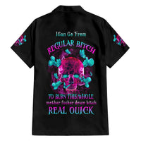 I Can Go From Regular B To Burn Family Matching Short Sleeve Bodycon Dress and Hawaiian Shirt - Wonder Print Shop