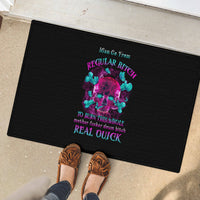 I Can Go From Regular B To Burn Rubber Doormat - Wonder Print Shop