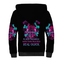 I Can Go From Regular B To Burn Sherpa Hoodie - Wonder Print Shop