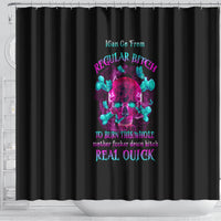 i-can-go-from-regular-b-to-burn-shower-curtain