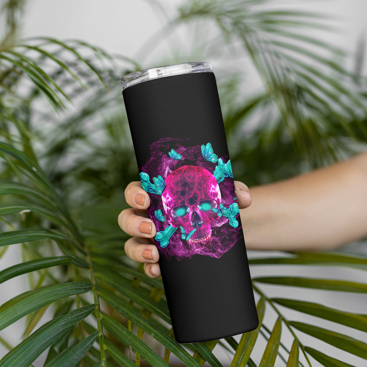 I Can Go From Regular B To Burn Skinny Tumbler - Wonder Print Shop