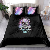 Rock Paper Throat Punch I Win Bedding Set - Wonder Print Shop