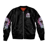 Rock Paper Throat Punch I Win Bomber Jacket - Wonder Print Shop