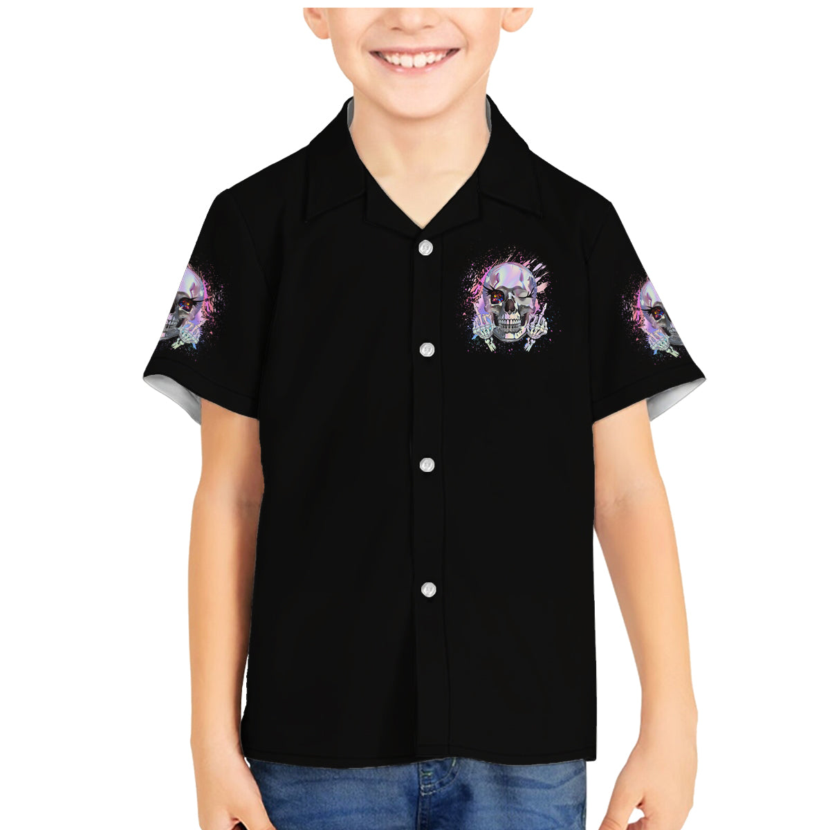 Rock Paper Throat Punch I Win Family Matching Mermaid Dress and Hawaiian Shirt - Wonder Print Shop