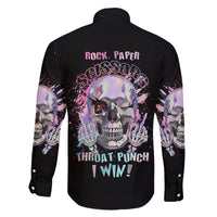 Rock Paper Throat Punch I Win Family Matching Tank Maxi Dress and Hawaiian Shirt - Wonder Print Shop