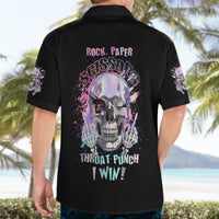 Rock Paper Throat Punch I Win Hawaiian Shirt - Wonder Print Shop