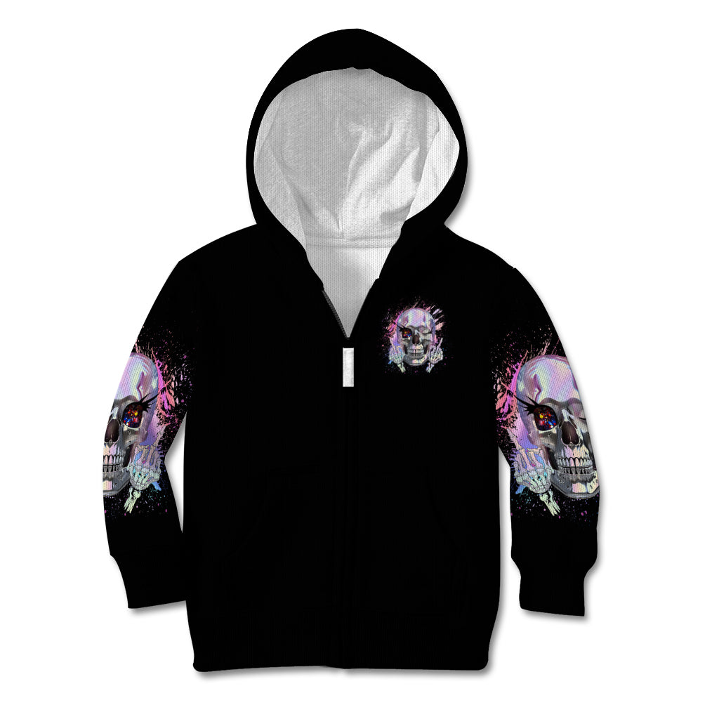 Rock Paper Throat Punch I Win Kid Hoodie - Wonder Print Shop