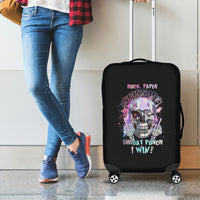 Rock Paper Throat Punch I Win Luggage Cover - Wonder Print Shop