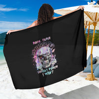 Rock Paper Throat Punch I Win Sarong - Wonder Print Shop