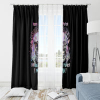 Rock Paper Throat Punch I Win Window Curtain - Wonder Print Shop