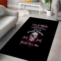 I'm A B Don't Try Me Area Rug - Wonder Print Shop