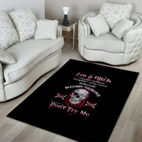 I'm A B Don't Try Me Area Rug - Wonder Print Shop