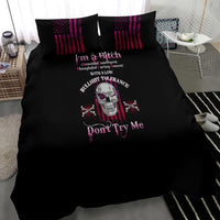 I'm A B Don't Try Me Bedding Set - Wonder Print Shop