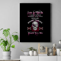 I'm A B Don't Try Me Canvas Wall Art - Wonder Print Shop