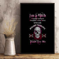 I'm A B Don't Try Me Canvas Wall Art - Wonder Print Shop
