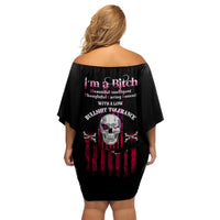 I'm A B Don't Try Me Family Matching Off Shoulder Short Dress and Hawaiian Shirt - Wonder Print Shop