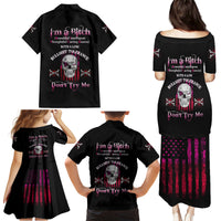I'm A B Don't Try Me Family Matching Puletasi Dress and Hawaiian Shirt - Wonder Print Shop