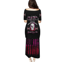 I'm A B Don't Try Me Family Matching Puletasi Dress and Hawaiian Shirt - Wonder Print Shop