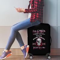 I'm A B Don't Try Me Luggage Cover - Wonder Print Shop