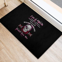 I'm A B Don't Try Me Rubber Doormat - Wonder Print Shop