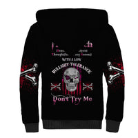 I'm A B Don't Try Me Sherpa Hoodie - Wonder Print Shop